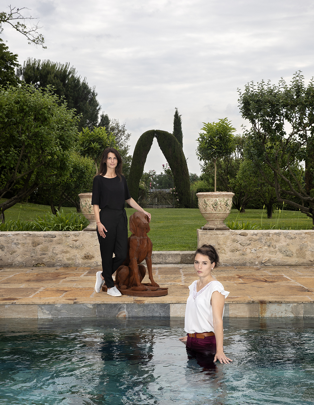Nina et Céline, Château Trolong Mondot © Marion Gambin